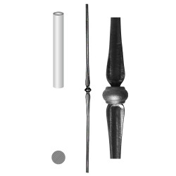 Vzorka Tyč kovaná L-1000mm, profil ø12mm Vzorka Tyč kovaná L-1000mm, profil ø12mm